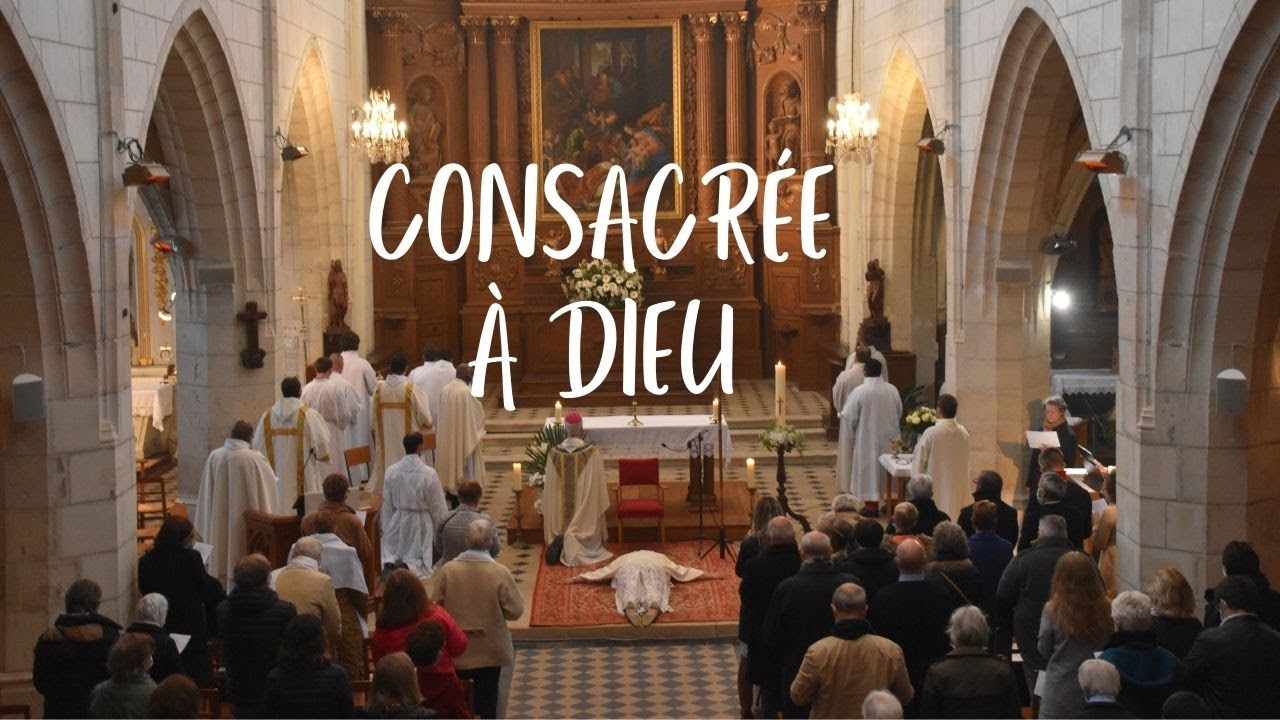 Cons&eacute;cration de C&eacute;cile comme vierge consacr&eacute;e