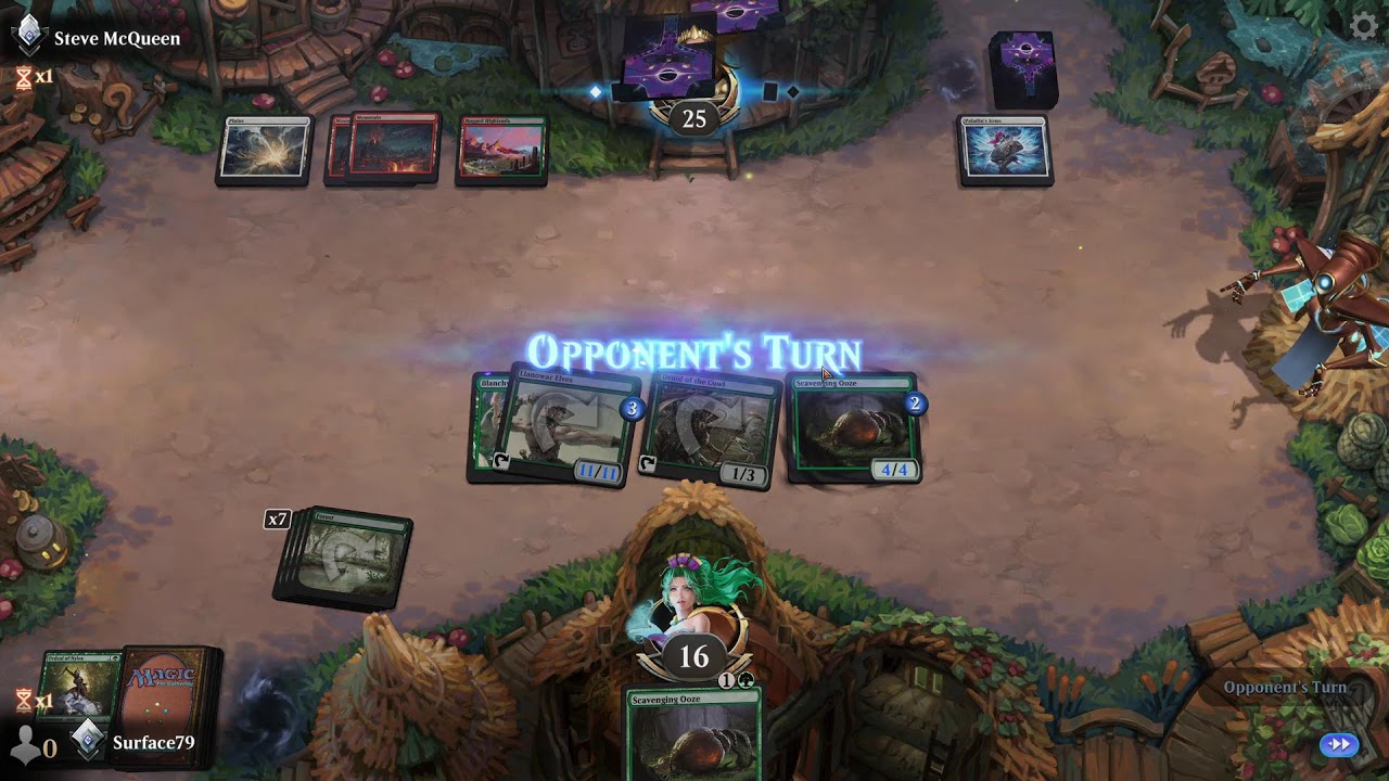 Playing MTG Arena Live Magic The Gathering 