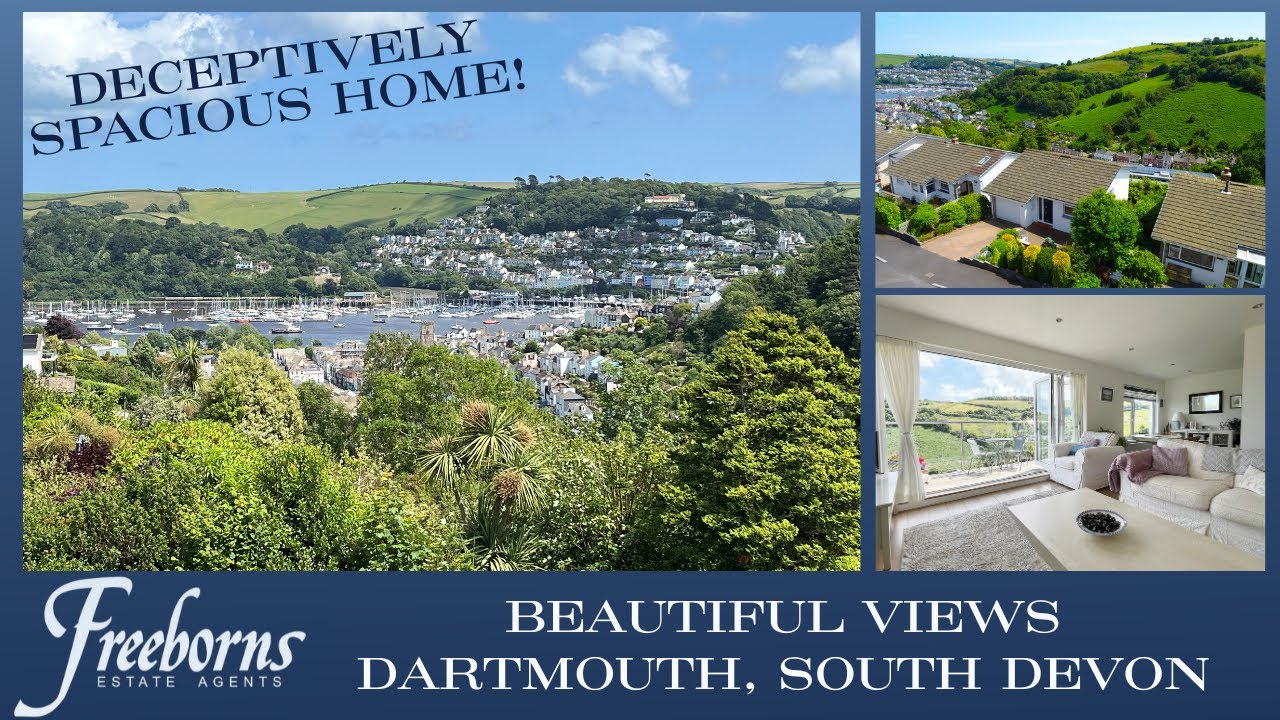 Deceptively Spacious Home In Dartmouth With Fantastic Views Towards Kingswear And The River Dart