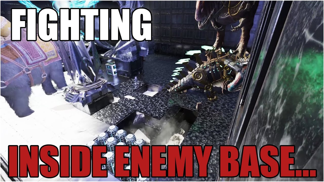 Fighting INTO ENEMY BASE on Conquest : ARK Ascended Official PvP