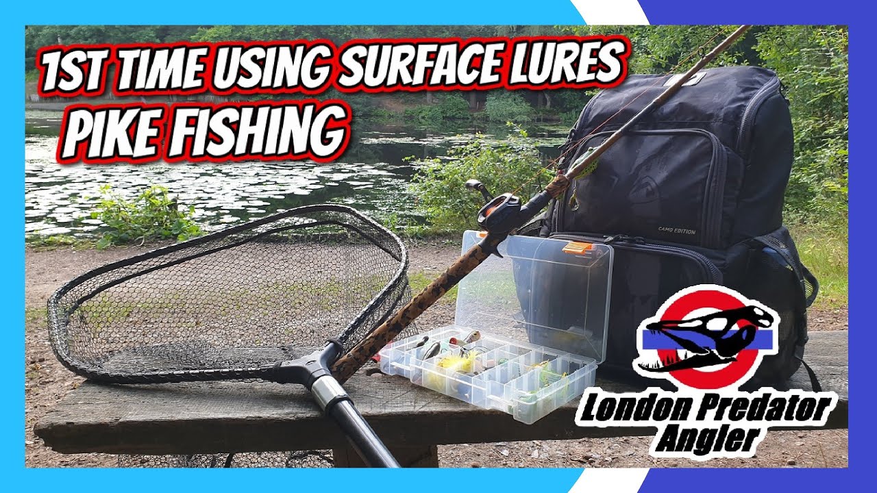 My 1st Time Using Surface Lures - PIke Fishing