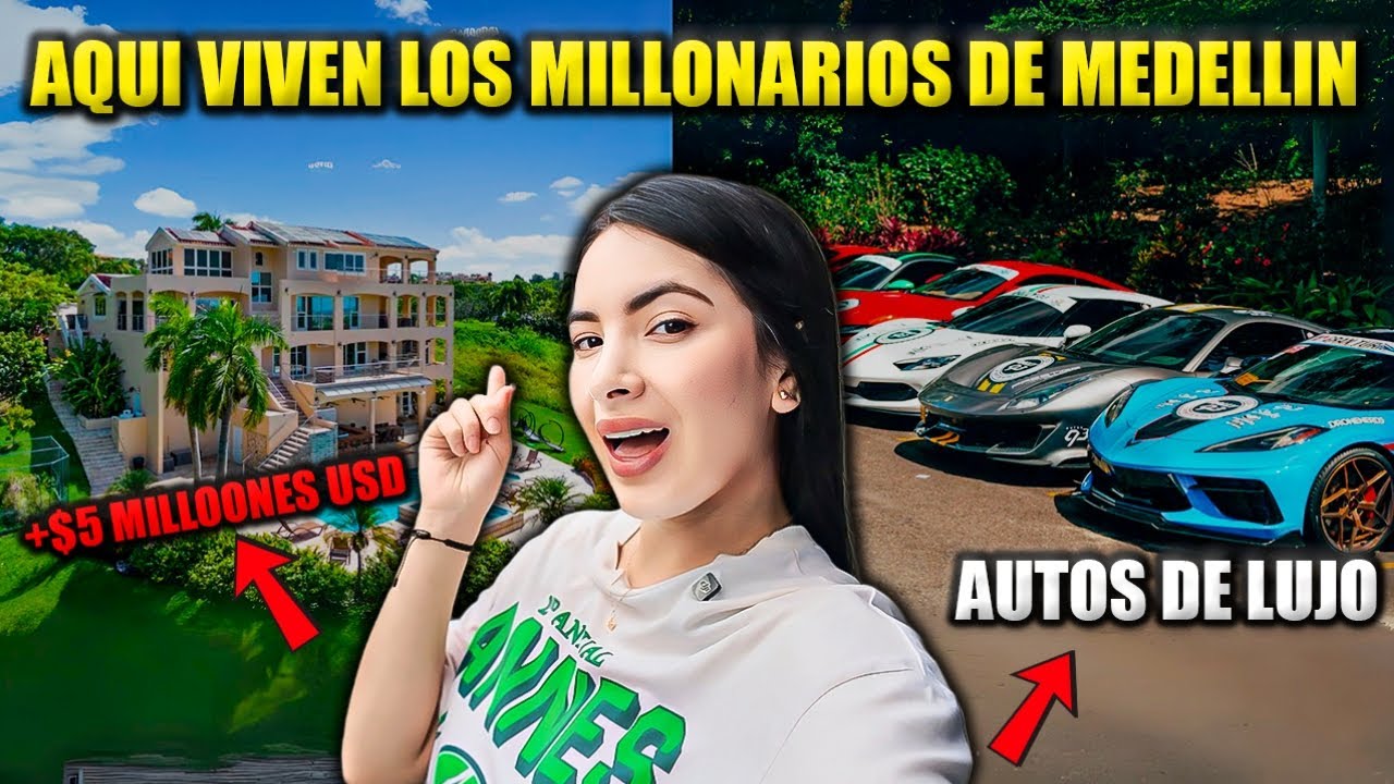 AUTOS DE LUJO Y MANSIONES EN LAS PALMAS MEDELLÍN, ¿ES VERDAD 🤔? - VLOG 9