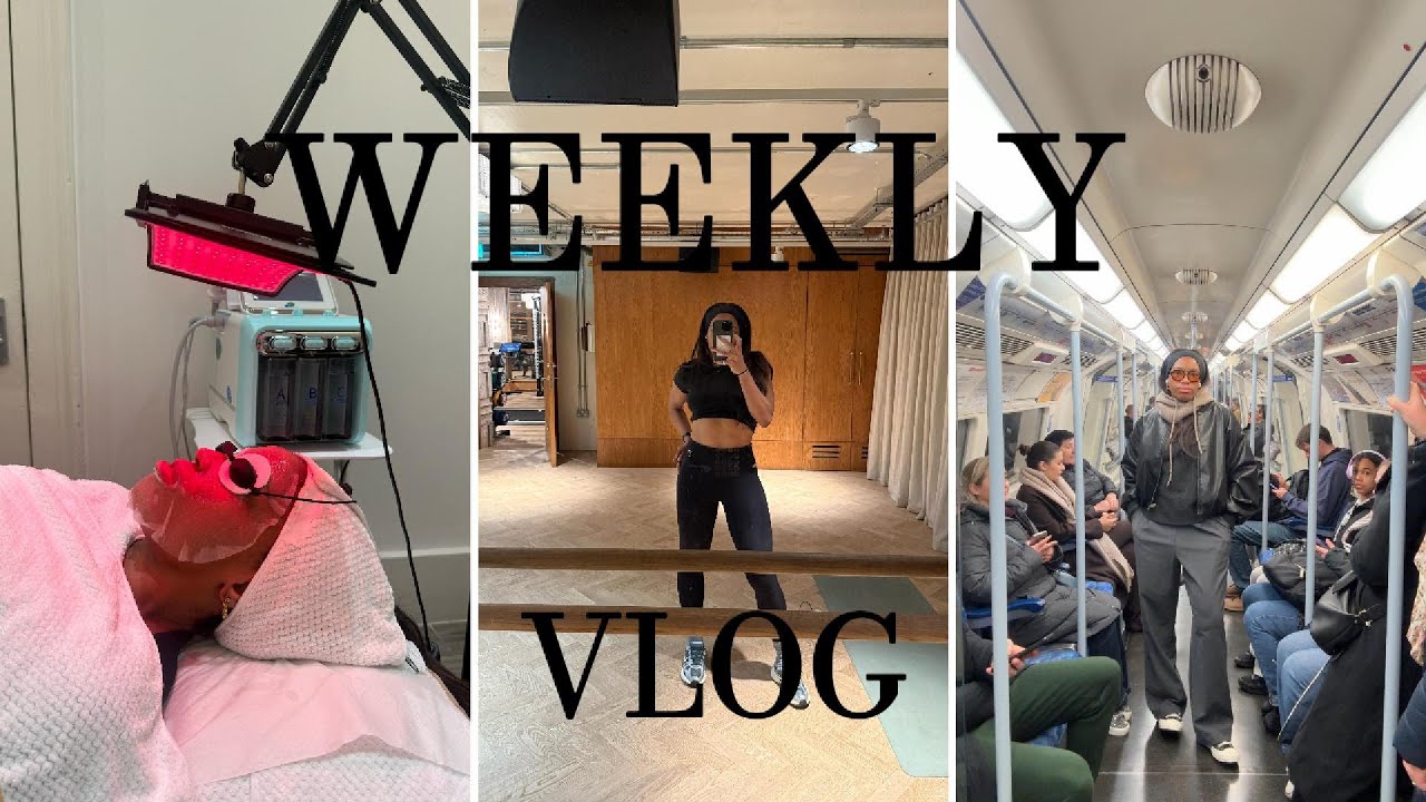 WEEKLY VLOG | Daily gym, Facial, London Christmas activities and lymphatic drainage massage