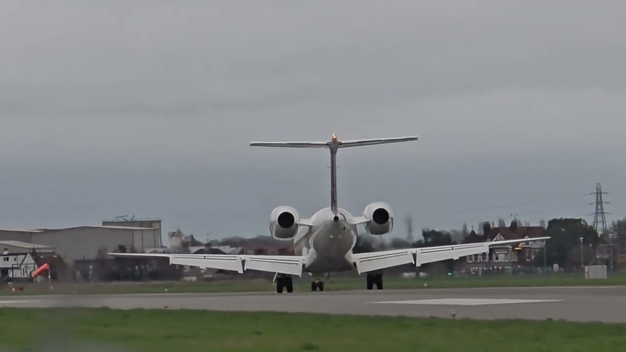 Loganair Returns to Southend Airport - Embraer ERJ-145 Arrival & Departure 27/2/26