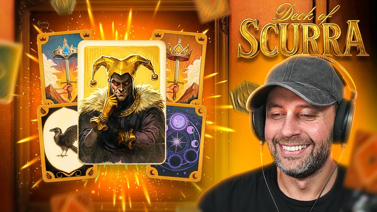 WE FOUND A UNIQUE GAME with INSANE POTENTIAL called DECK OF SCURRA!!