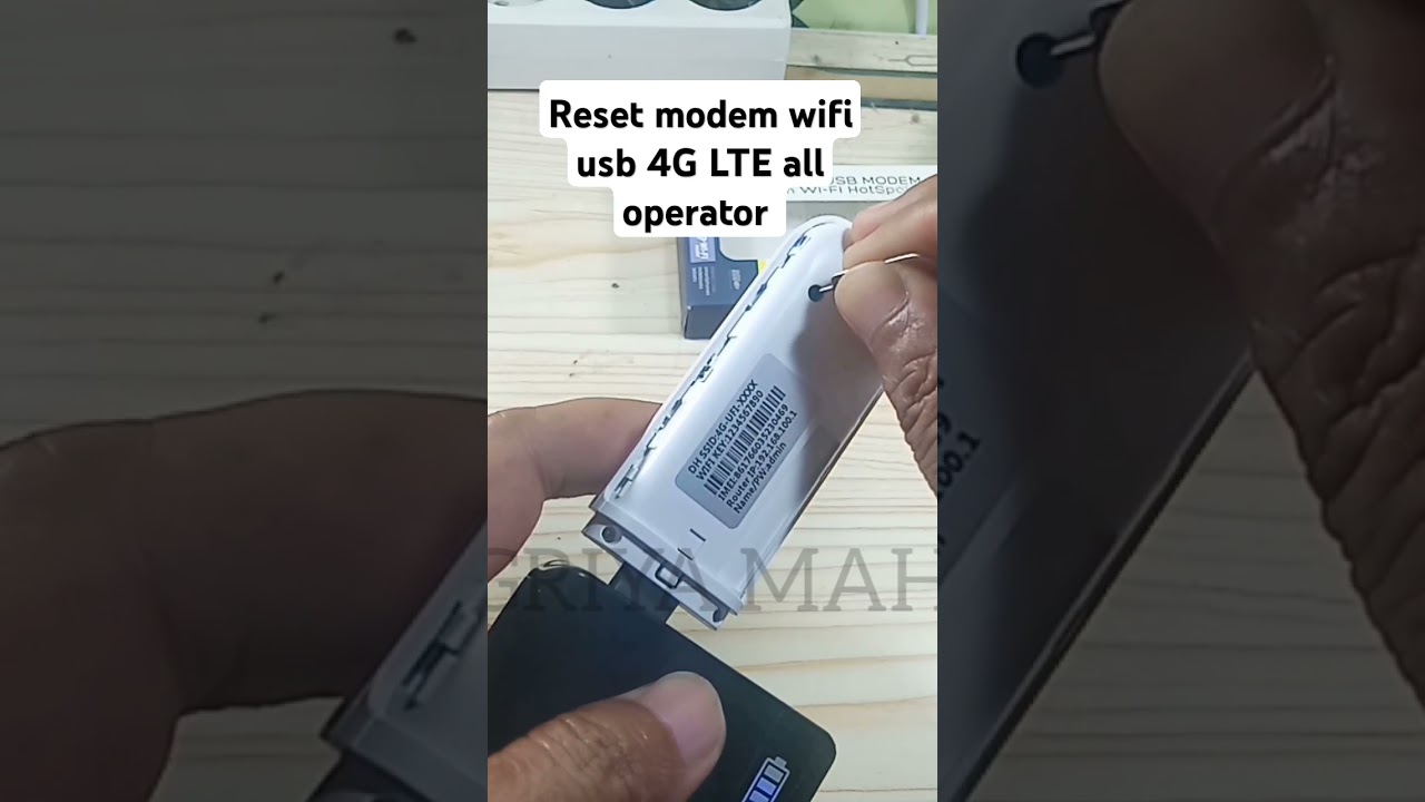 Reset modem wifi USB 4G LTE all operator