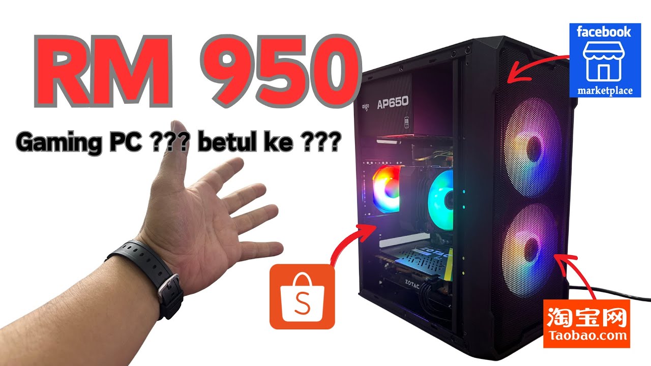 Saya Tolong Saudara Buat Gaming PC Bajet dalam RM950!!! Sangat Padu dan Murah