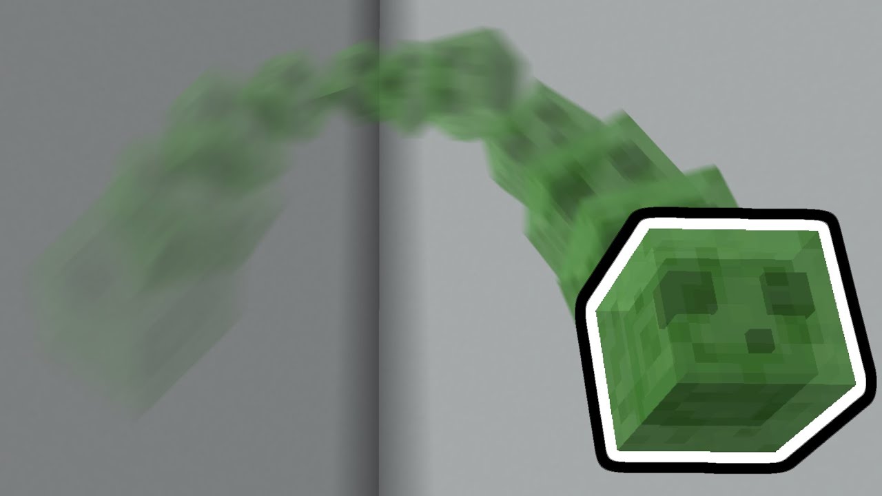 Делаем слаймы Minecraft невероятно прыгучими