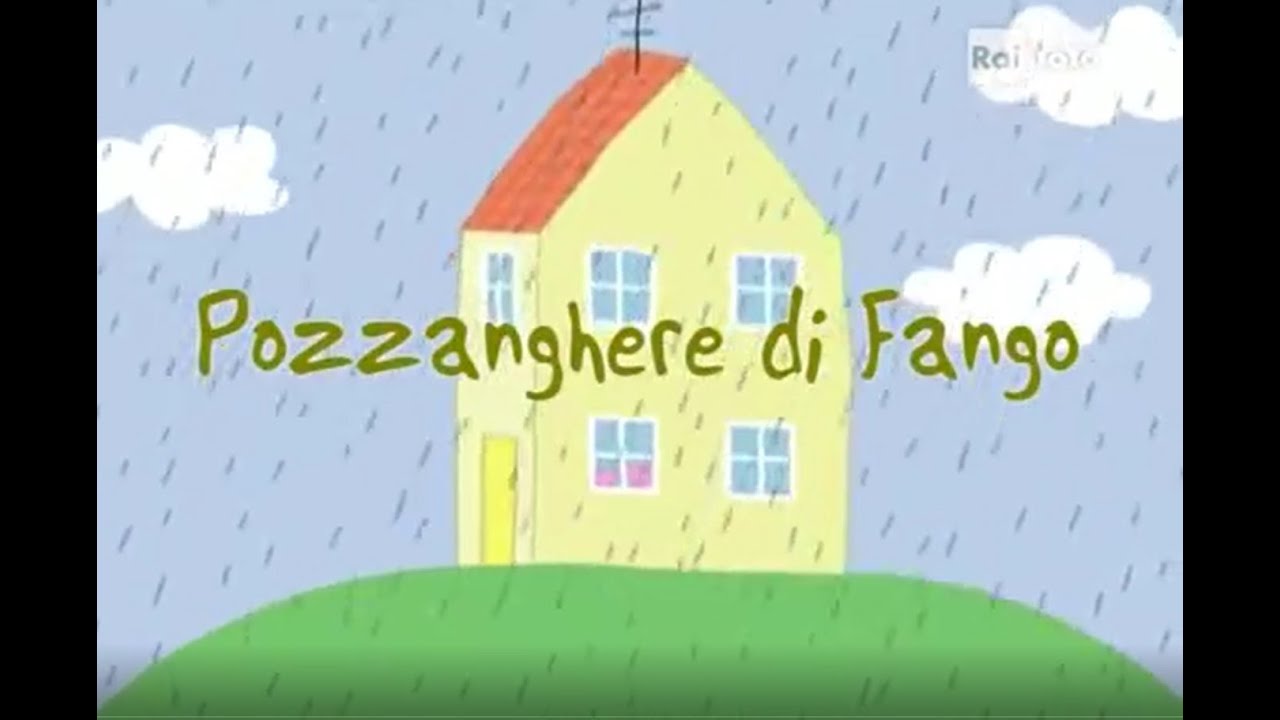 Итальянский язык с Peppa Pig. Audiolibro #1. Pozzanghere di fango.
