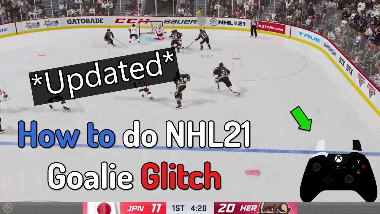 How to do the goalie glitch in NHL 21 *Updated*