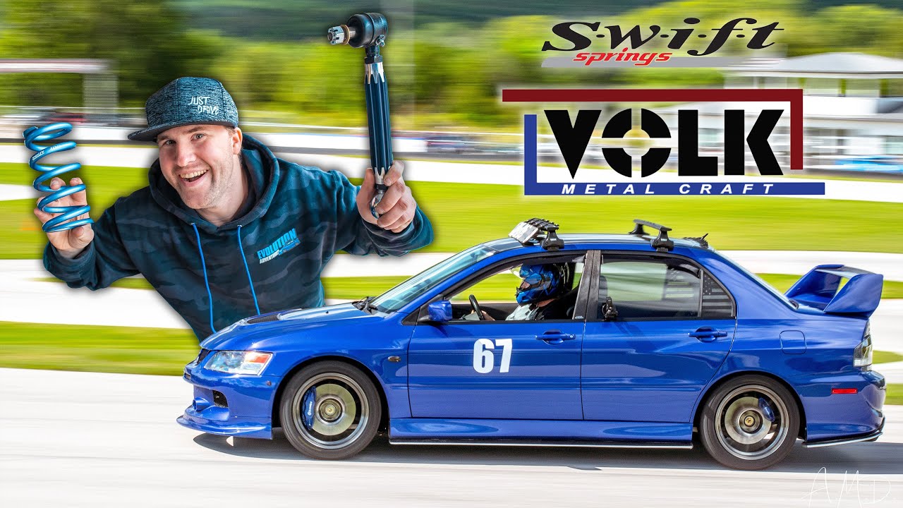 Installing Volk Rear Toe Arms and Swift Springs on a Mitsubishi Evo 8/9