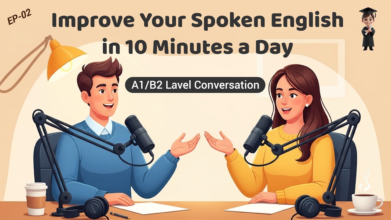 Improve Your Spoken English in 10 Minutes a Day | Daily Practice Conversation