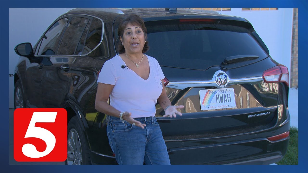 She was charged a parking fee at a lot she says she's never been to.