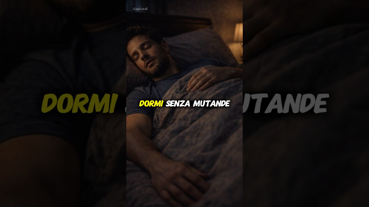 COSA SUCCEDE AL TUO CORPO SE DORMI SENZA MUTANDE #corpo #facts