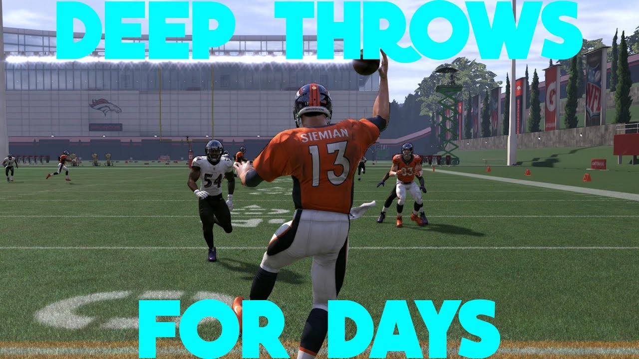 DEEP THROWS FOR DAYS! 30-50 YARDS! (MONEY PLAY) - Madden 17