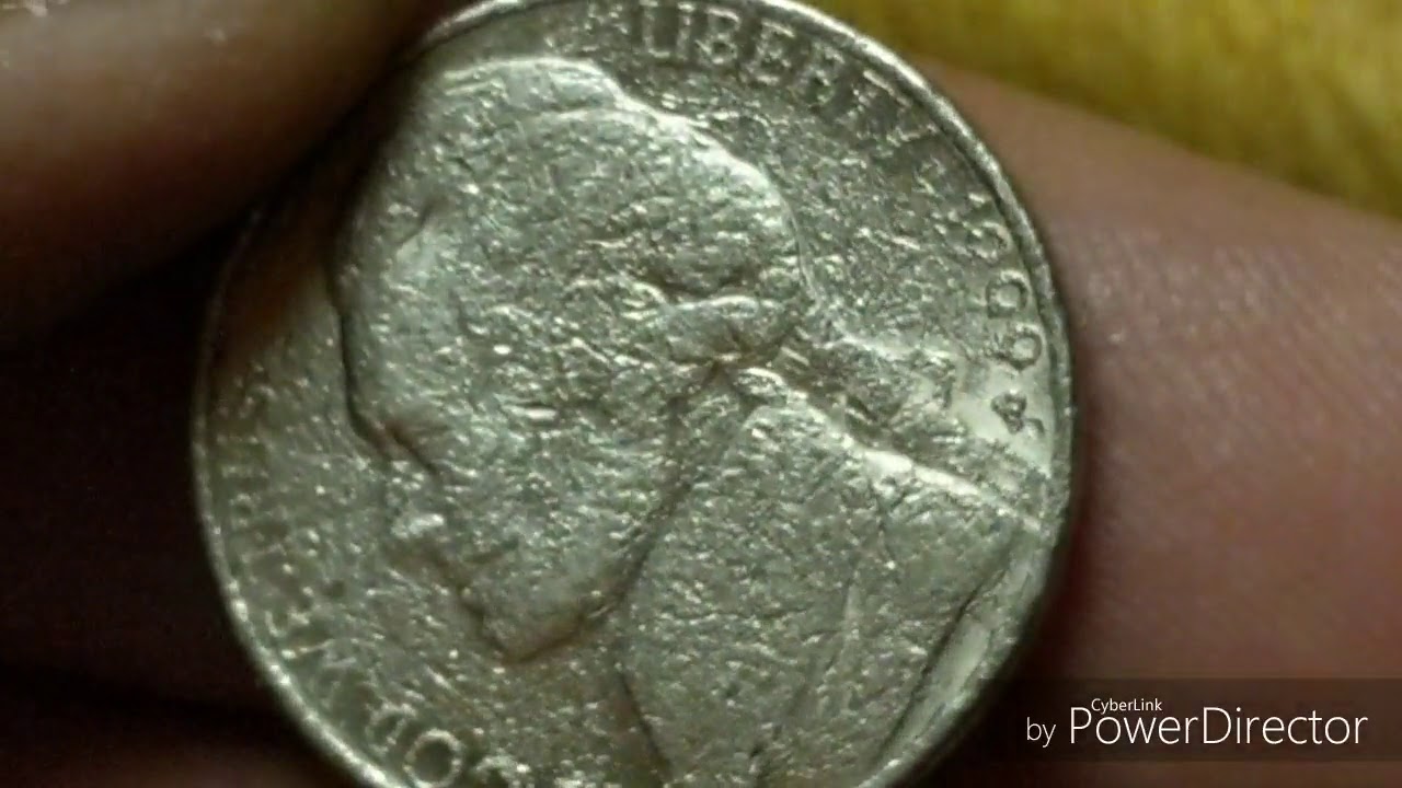 Error Coin Struck Through Grease and Debris?