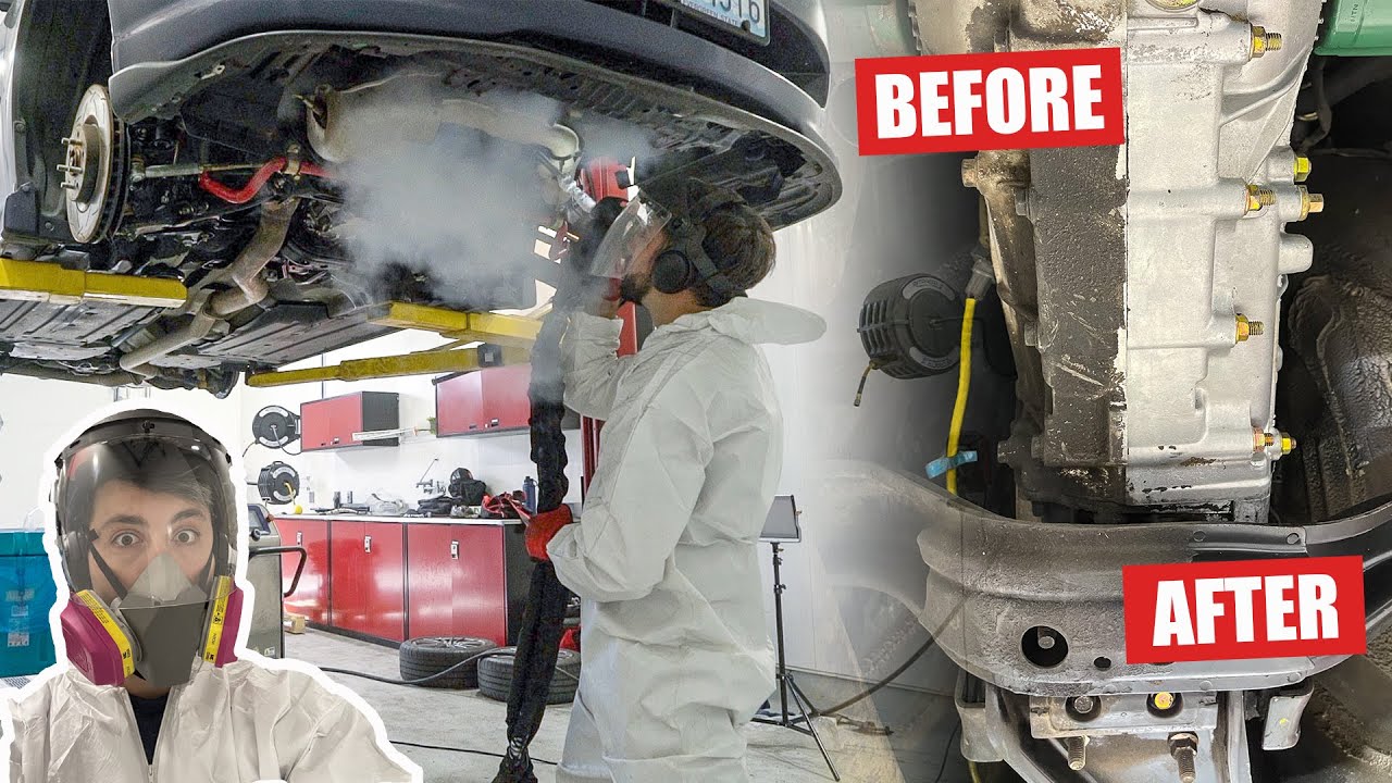 Dry Ice BLASTING My Subaru Legacy GT Wagon!