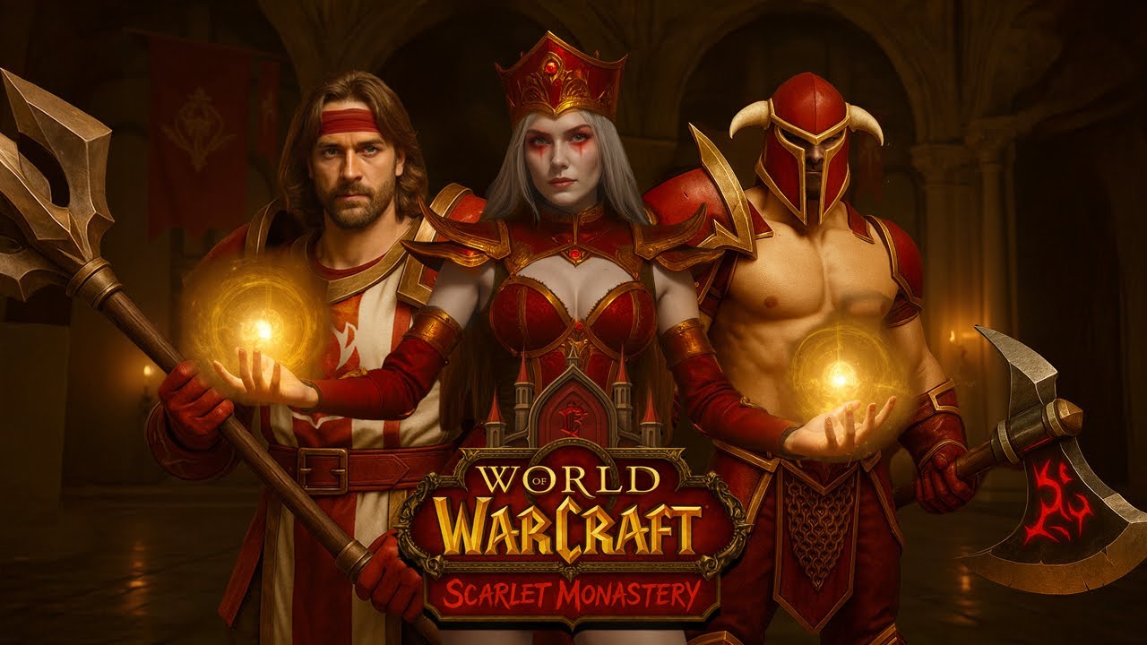 WoW | Scarlet Monastery 붉은십자군 수도원  | AI Cinematic | World Of Warcraft