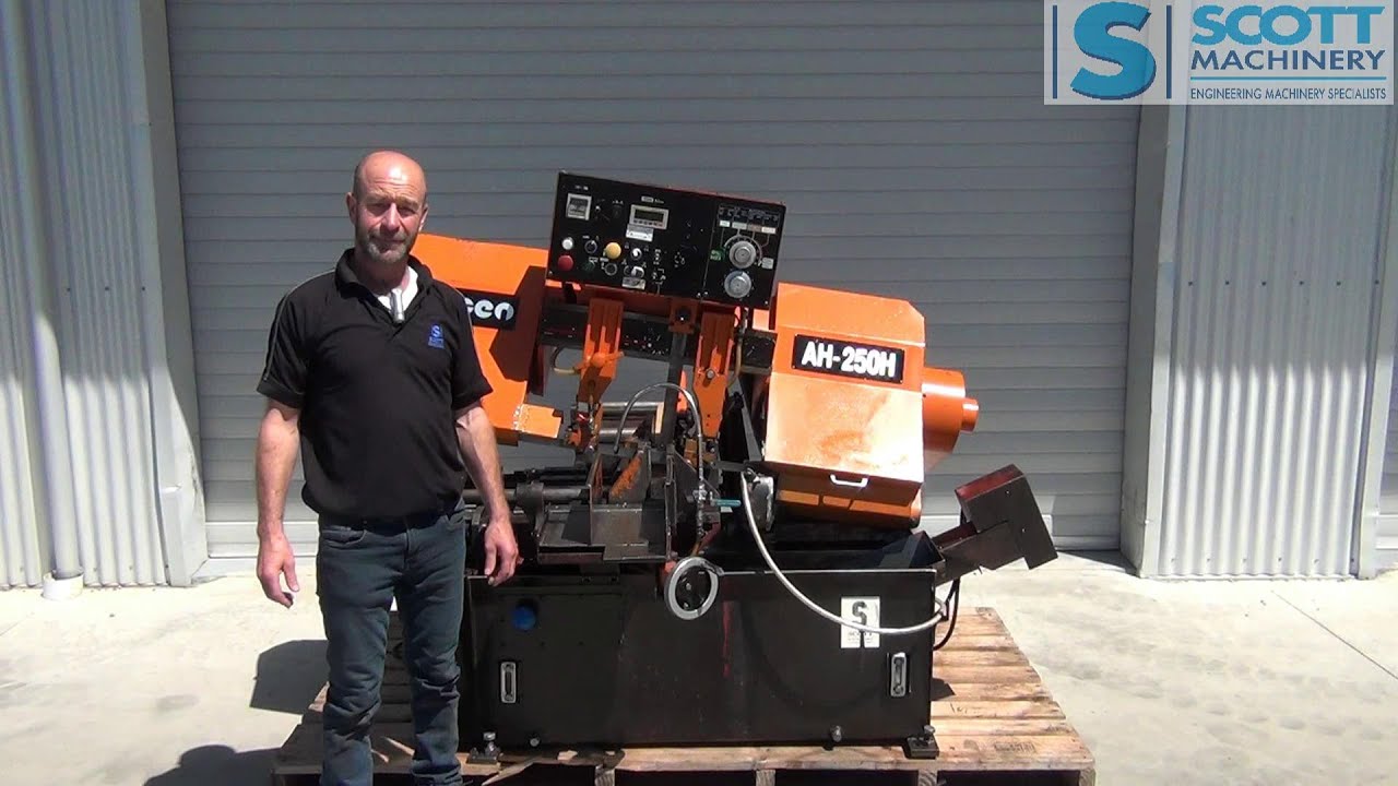 Cosen AH-250H Used Fully Automatic Hinge Type Bandsaw