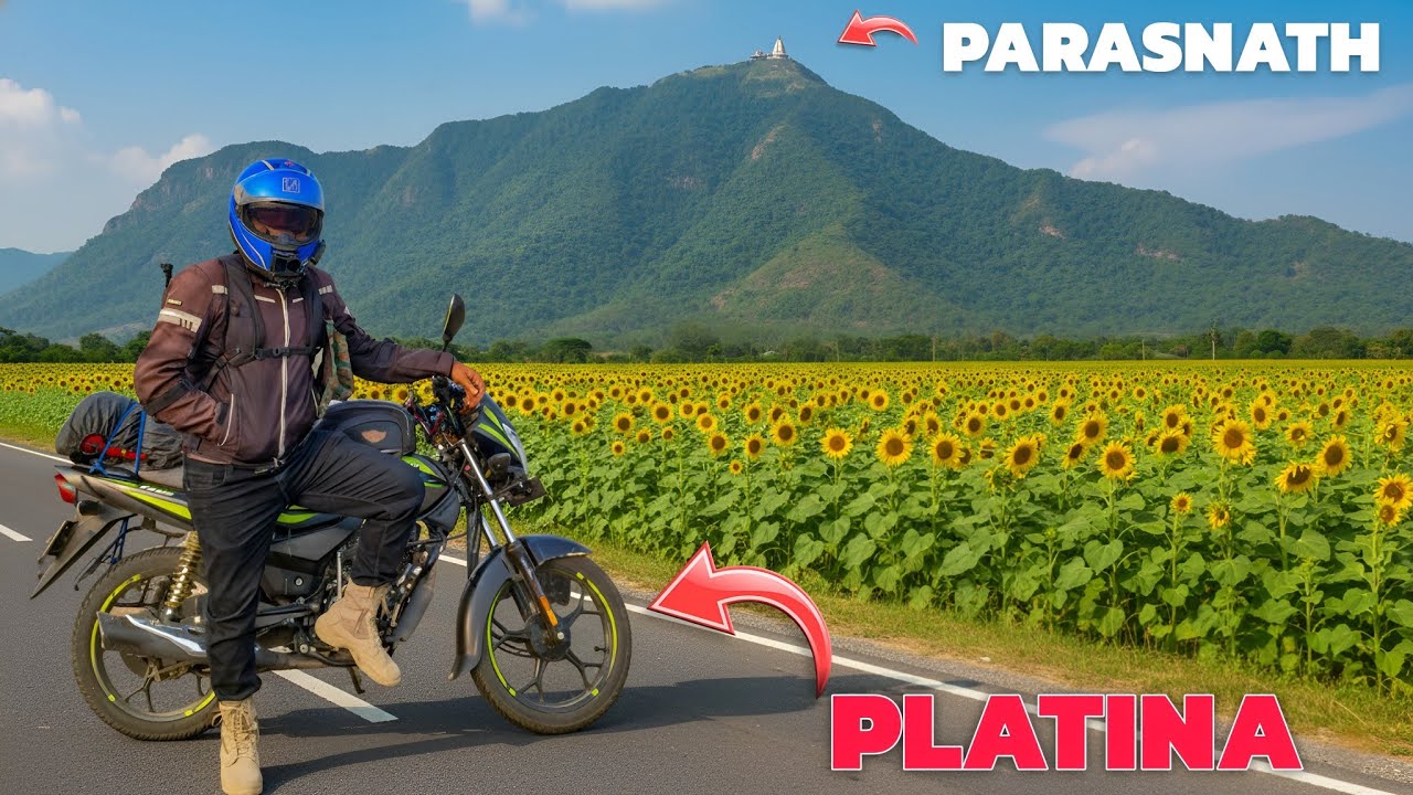 KOLKATA To PARASNATH On BAJAJ PLATINA 🔥