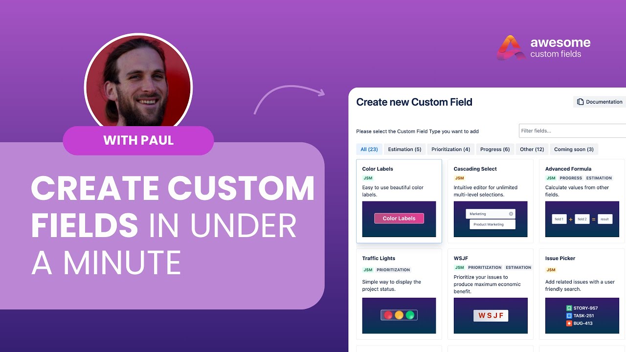 Create Jira Custom Fields in 1 Minute | Awesome Custom Fields