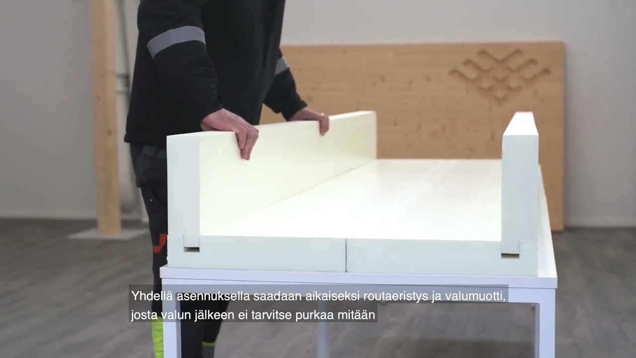 Finnfoam Antura- ja Pilarimuotti, Putkikotelo