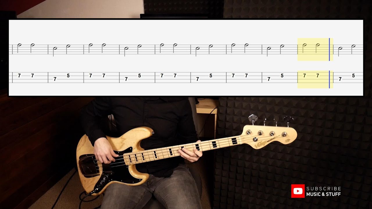 The Yardbirds - For Your Love (bass cover by Harry)