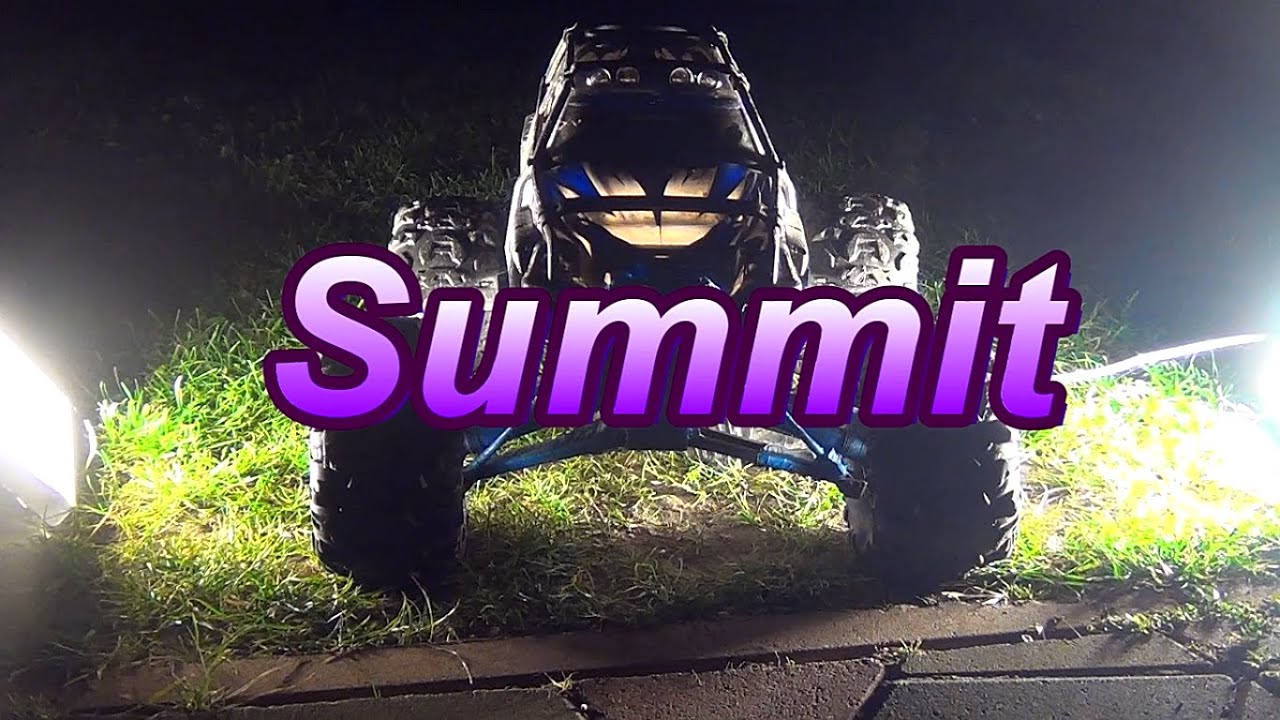 Traxxas Summit ride in the woods