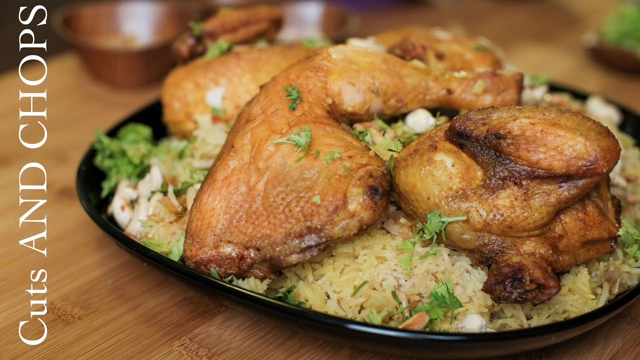 SMOKED CHICKEN MANDI| HOW TO MAKE MANDI BY CUTS AND CHOPS