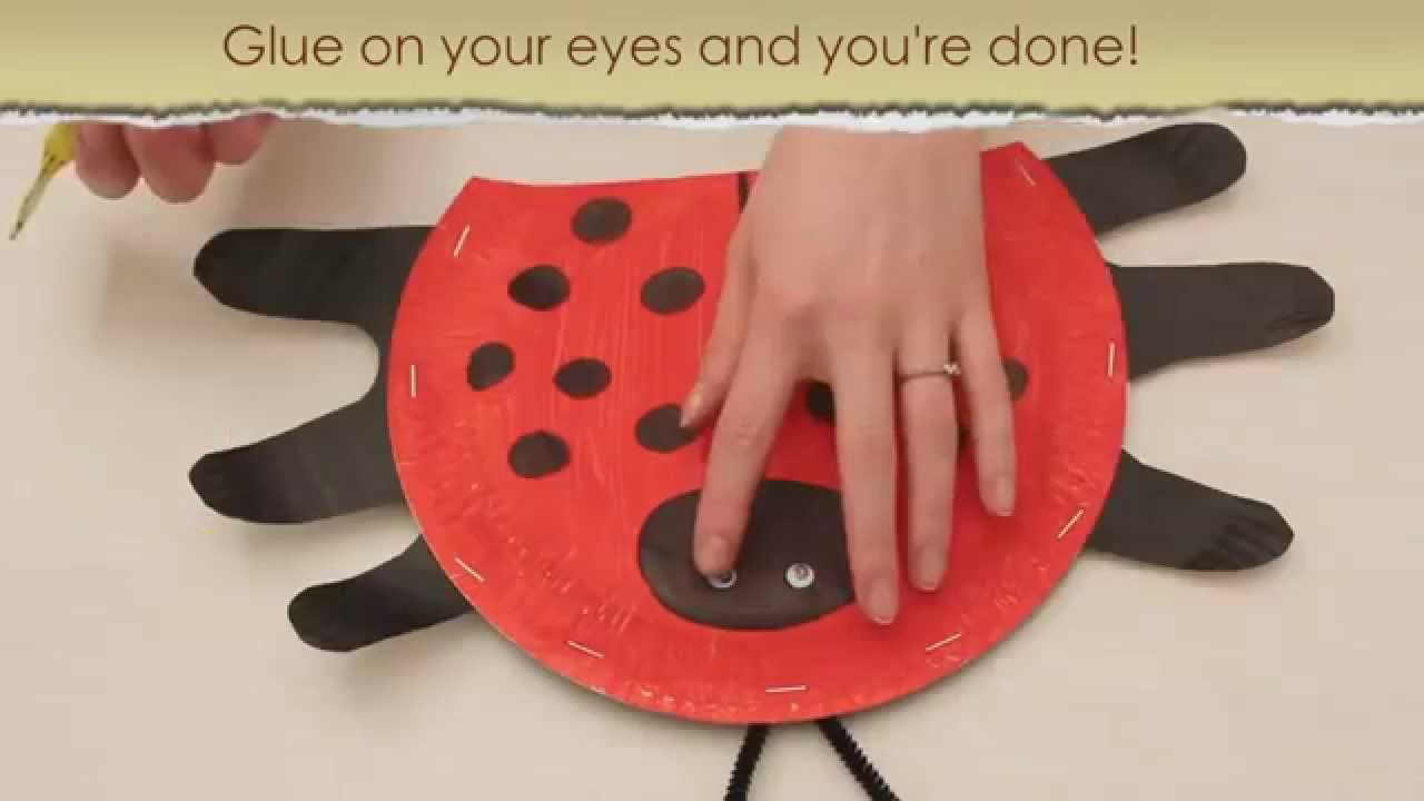Çocuklarla Etkinlik | Tabaktan Uğur Böceği Kuklası Yapmak.. :)