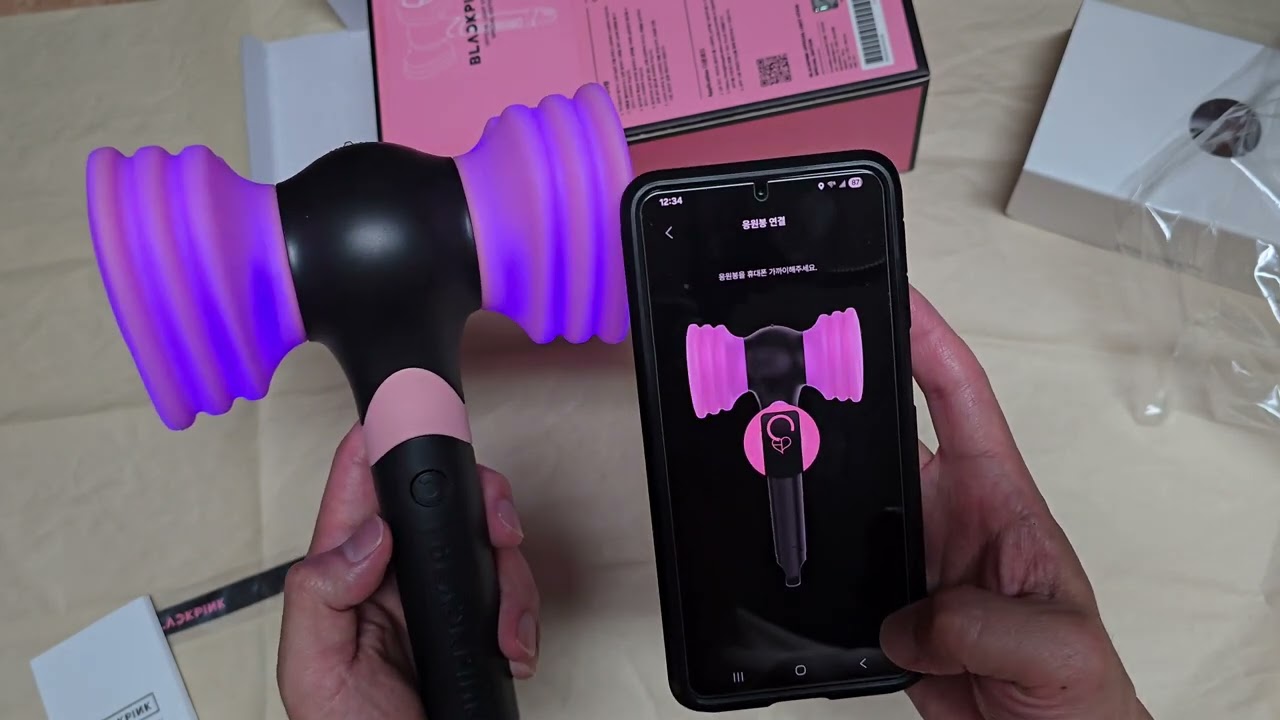 Blackpink Lightstick Special Edition unboxing (Deadline World Tour 2025)