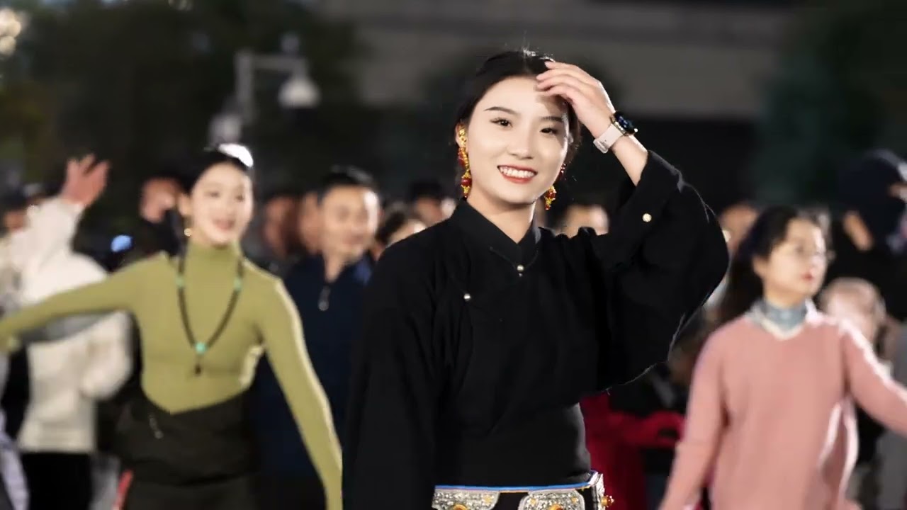 藏族舞《西藏锅庄跳起来》💖Tibetan dance 💖  tibetan guozhuang dance💖tibetan song💖