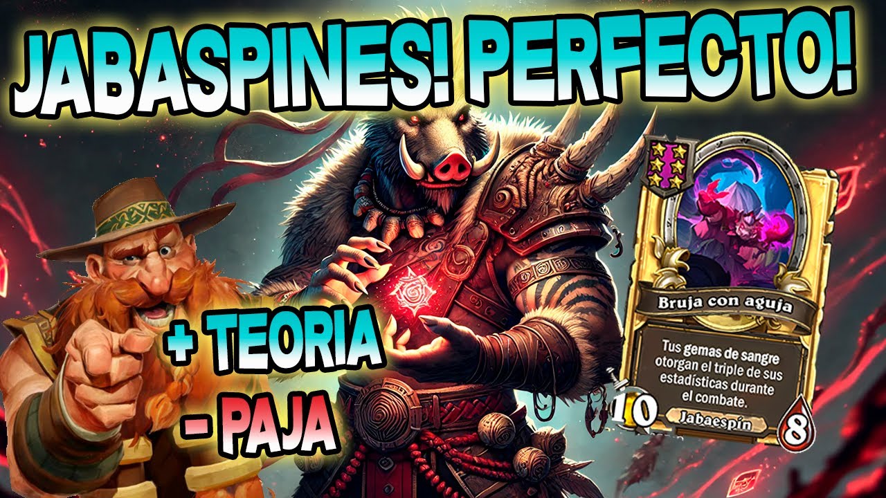 Jabaspines! Perfecto! @Hearthstone  campos de batalla battlegrounds en español