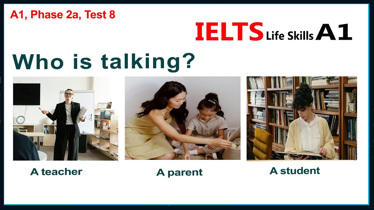 Тест на аудирование IELTS Life Skills A1 8 ► Новое 🇬🇧