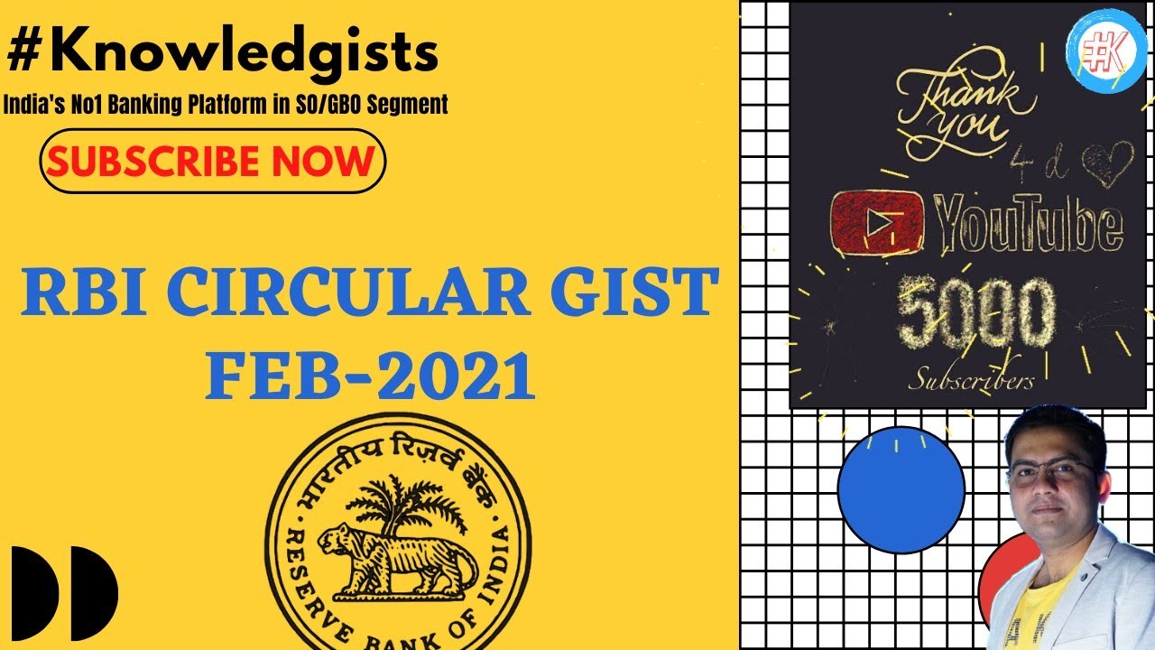 RBI Circular Gist Feb 2021