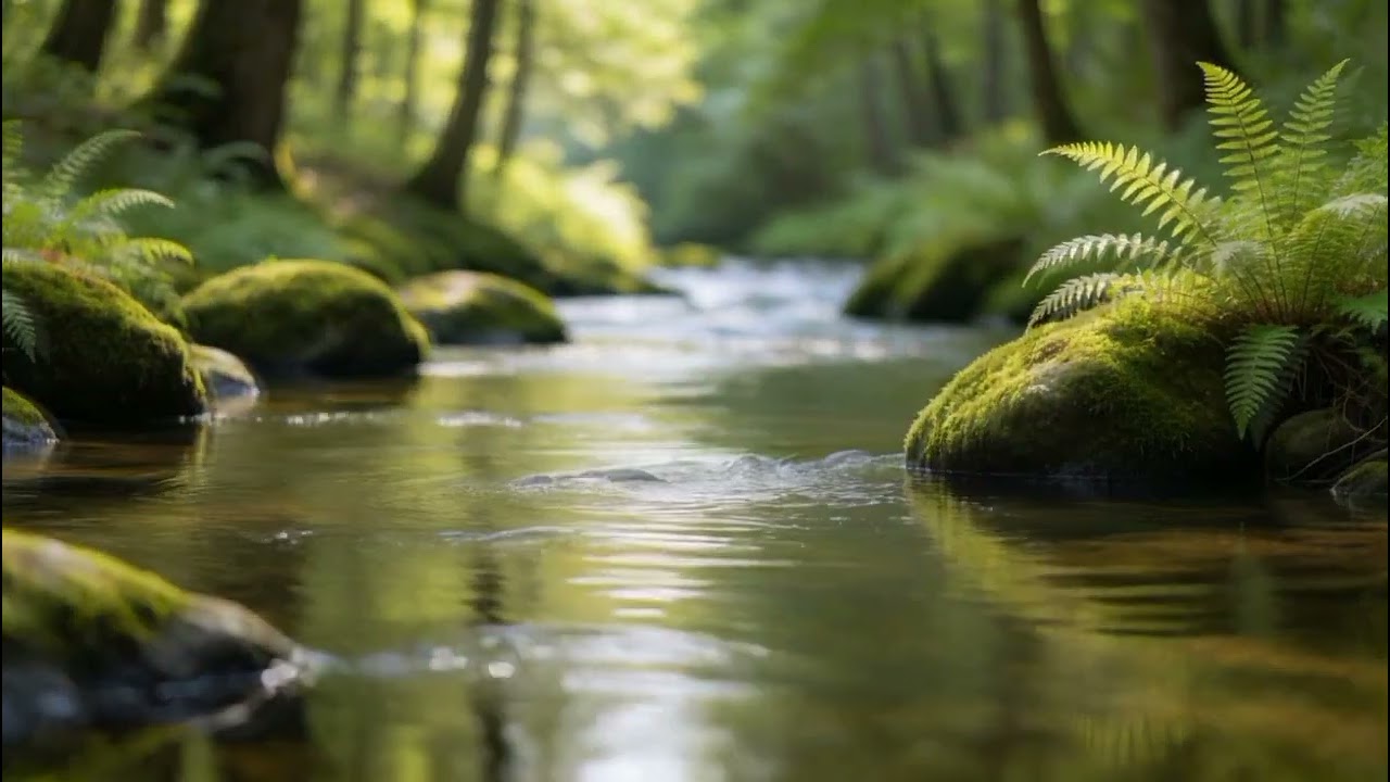 ​Calm Water Sounds: Peaceful Forest for Sleep, Study, and Meditation