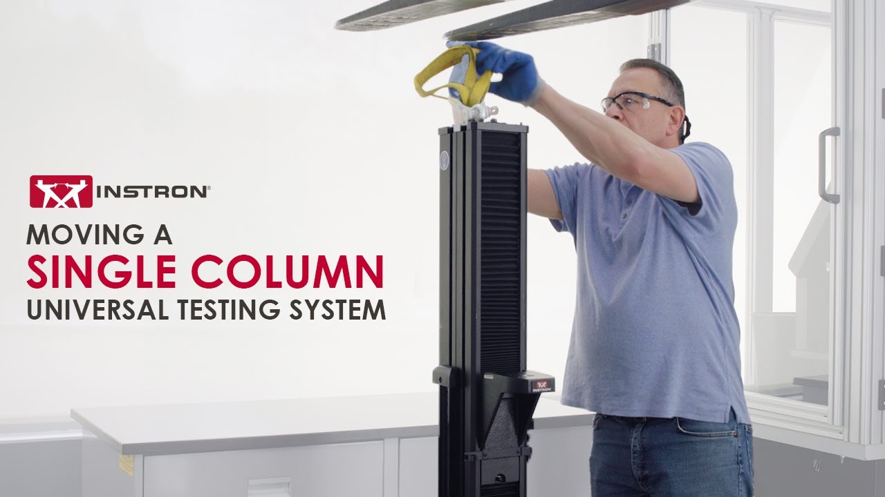 Moving an Instron® Single Column Universal Testing System