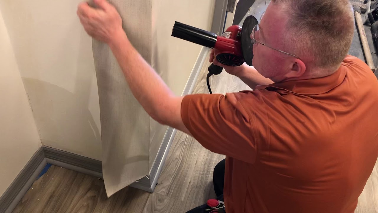 How to Wrap Wallpaper Around Outside Corners - Spencer Colgan
