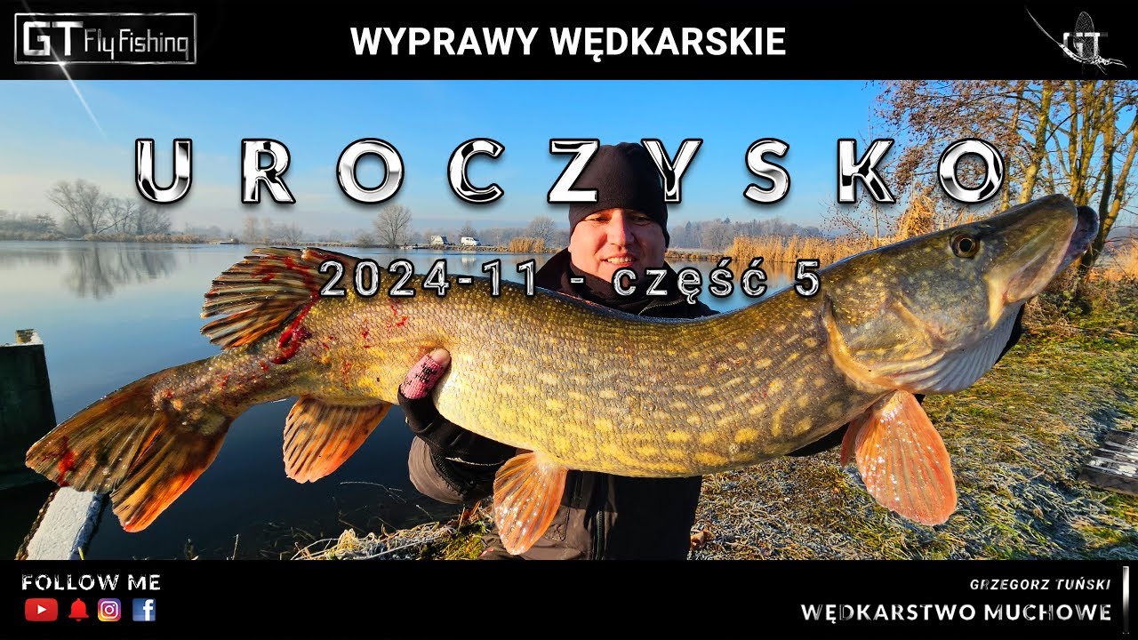 Szczupaki na muchę - UROCZYSKO 2024-11 część 5