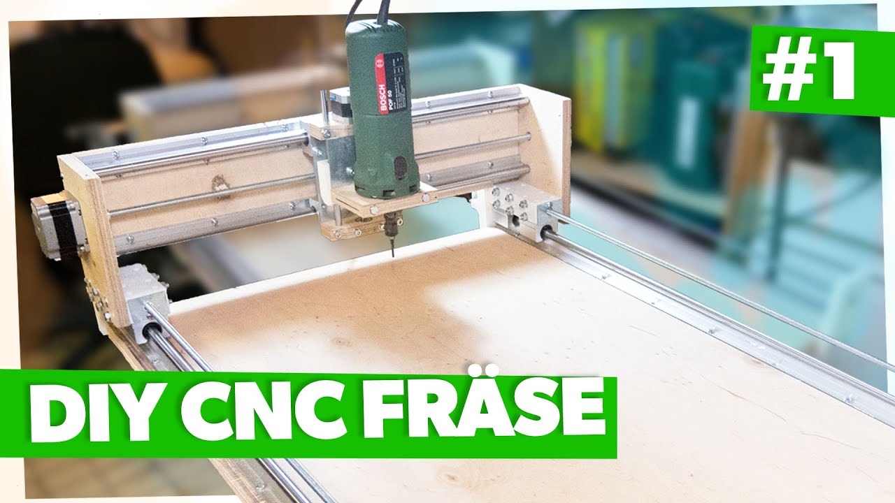 DIY CNC Fräse Teil 1 Mechanischer Aufbau 🔨 | Marvin & Falk
