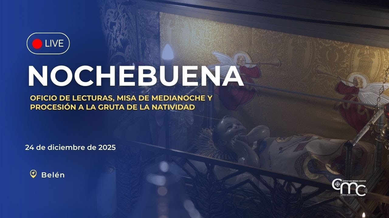 Vigilia de NOCHEBUENA 2025, en Belén #tierrasanta #navidad