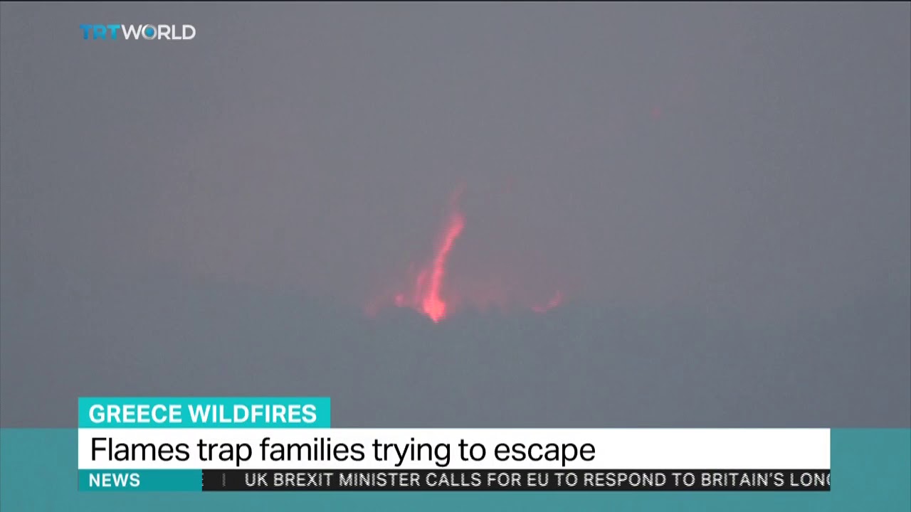 Tourist town of Mati destroyed in Greek wildfires