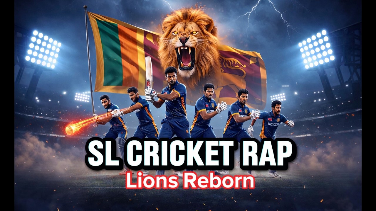 SL Cricket Rap – Lions Reborn | Sri Lanka Cricket Motivation Anthem 🦁🏏RAP BODARE
