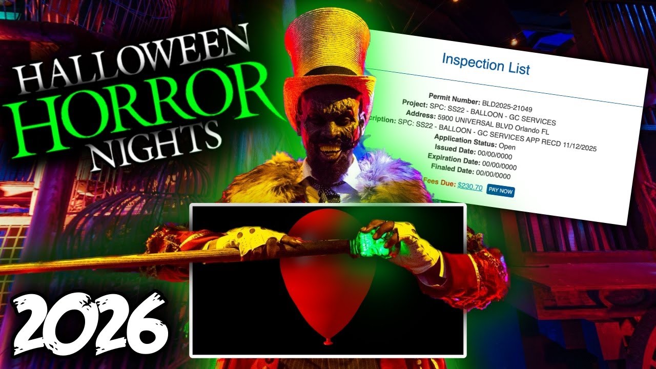Обновление информации о Halloween Horror Nights 2026 | HHN 35 | ОФИЦИАЛЬНЫЕ даты, кодовые названи...