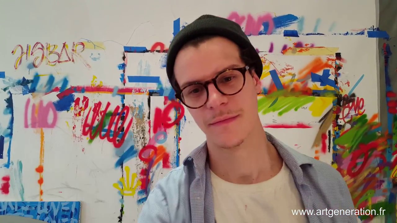 Jisbar artiste peintre street pop art paris