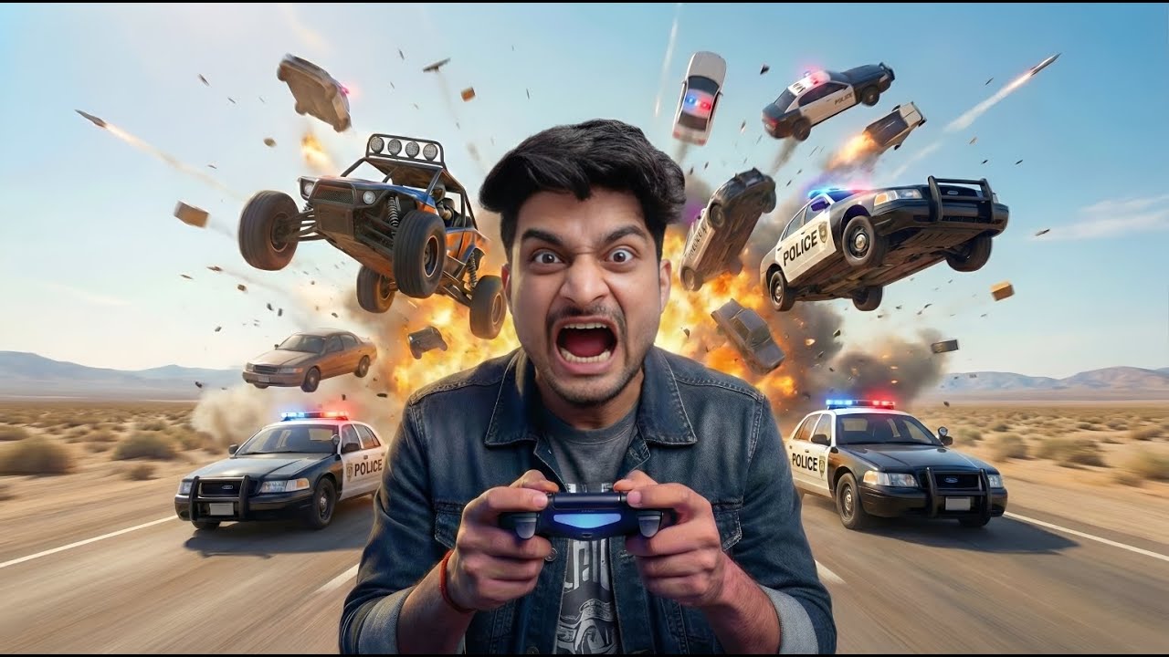 Ramp Buggy Chaos 💥| GTA 5 LIVE Throwing Cars Everywhere 🚔🚨