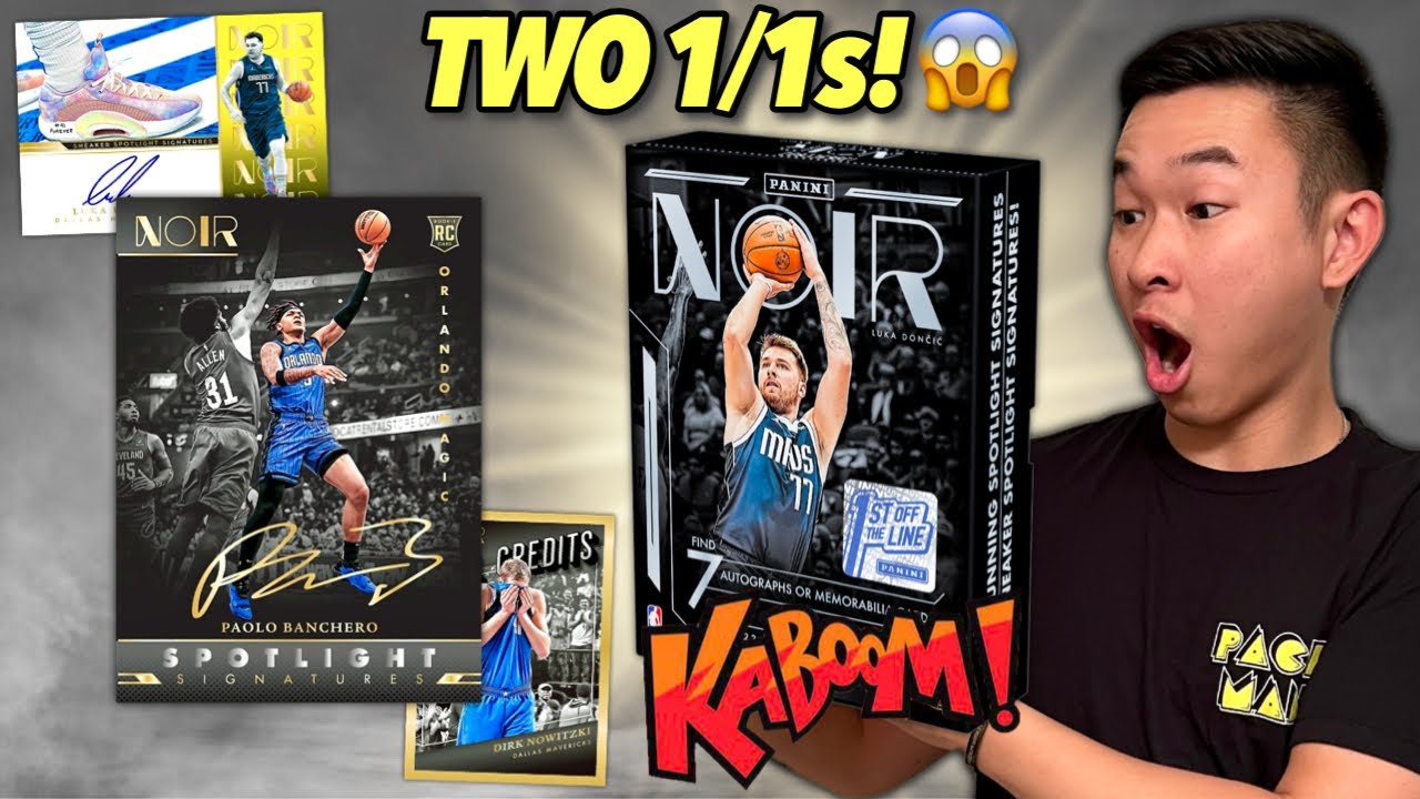 *ДВЕ единственные копии в одной коробке! 😱🔥* Обзор коллекционной коробки Panini Noir Basketball F...