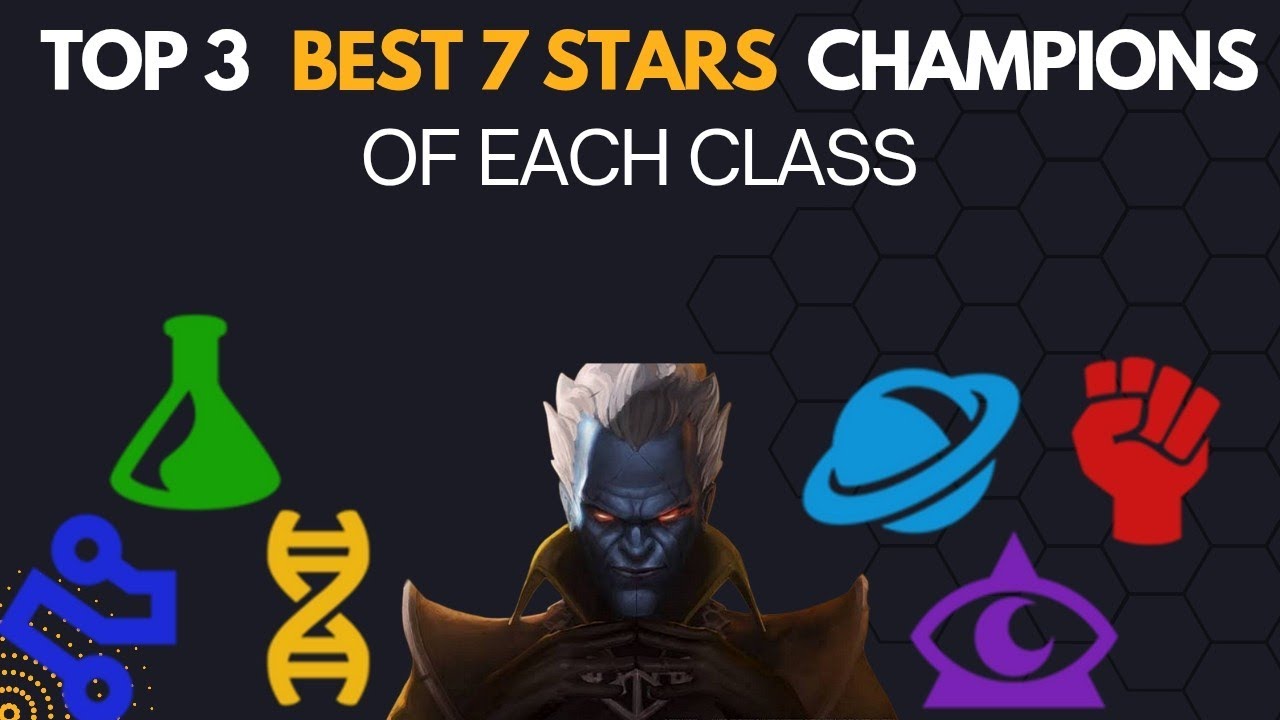 Top 3 Best 7 star champions of EACH CLASS - Marvel Contest of Champions