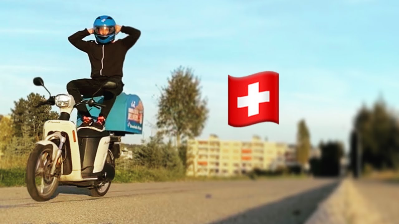 Day in a life of a Domino's Pizza Delivery Guy🍕🛵 in Zurich, Switzerland🇨🇭