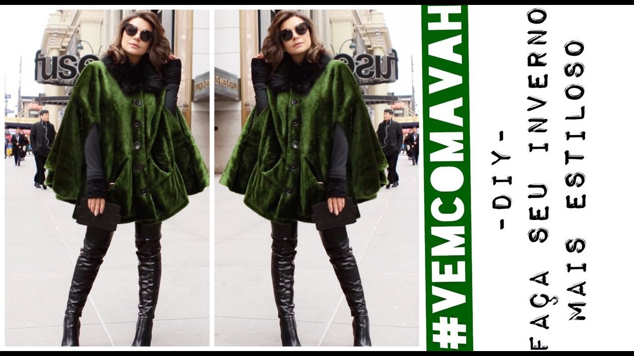 DIY Como criar uma capa de inverno que vai transformar seu look em puro estilo
